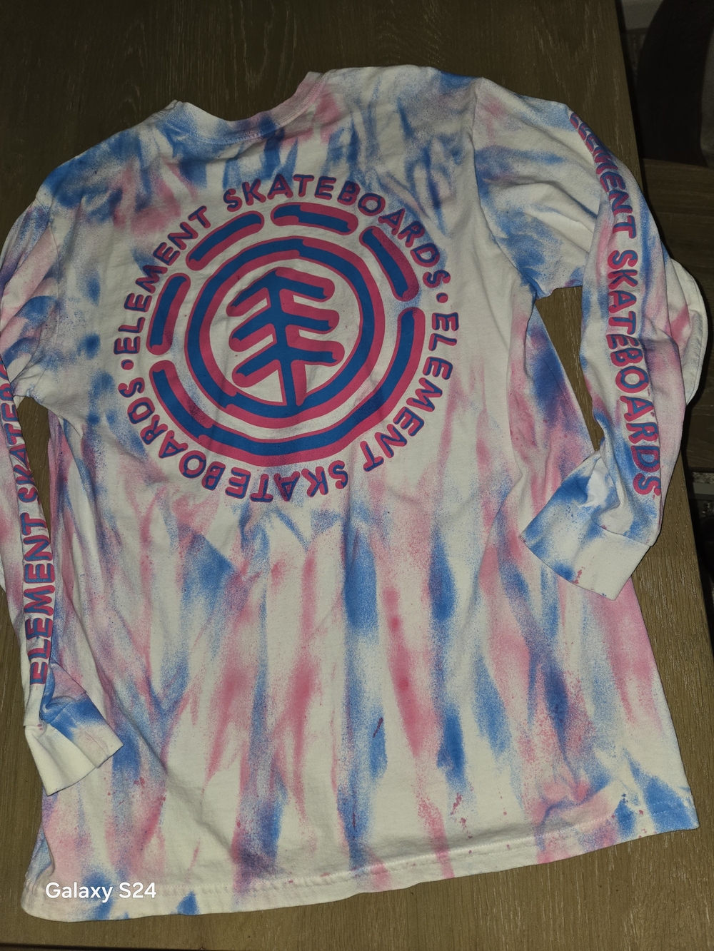 Element Skateboards Tie-Dye Long Sleeve Tee Mens L